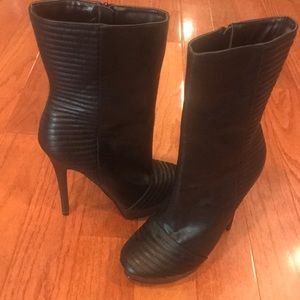 High ankle heel boots, brand new